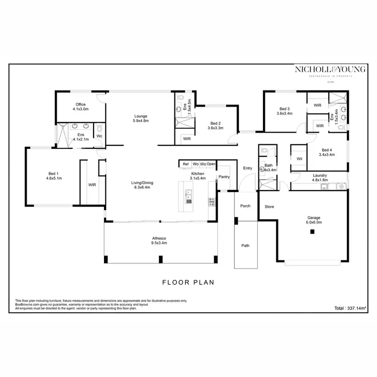 Floorplan of Homely house listing, 23a Nandewar Drive, Buderim QLD 4556