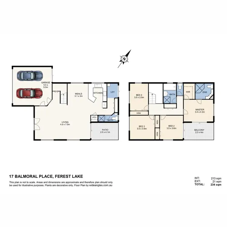 Floorplan of Homely house listing, 17 Balmoral Place, Forest Lake QLD 4078