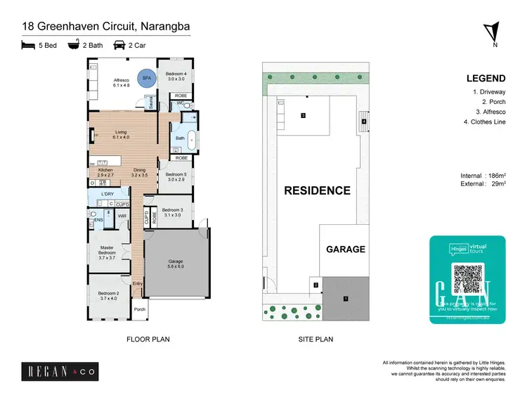 Floorplan of Homely house listing, 18 Greenhaven Circuit, Narangba QLD 4504