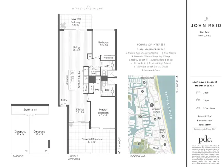 Floorplan of Homely apartment listing, 58/2 Gaven Crescent, Mermaid Beach QLD 4218