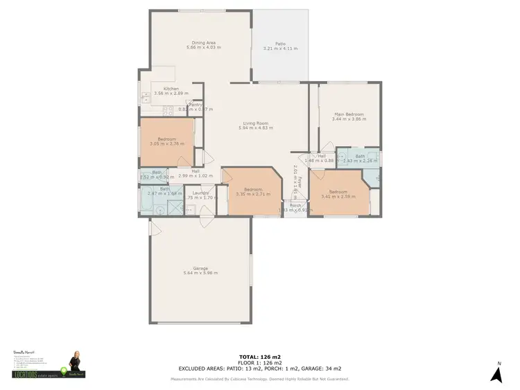 Floorplan of Homely house listing, 6 Birch Court, Kin Kora QLD 4680