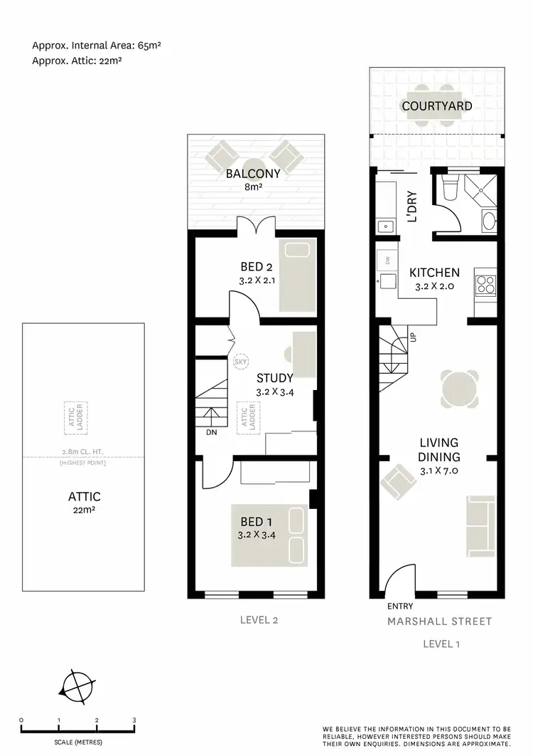 Floorplan of Homely terrace listing, 68 Marshall Street, Surry Hills NSW 2010
