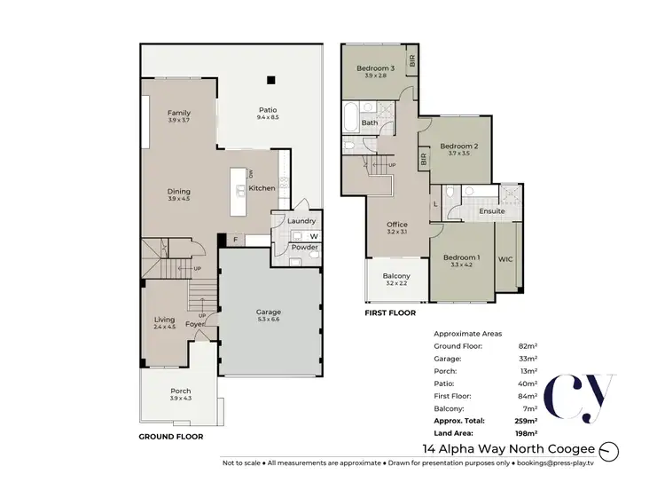 Floorplan of Homely house listing, 14 Alpha Way, North Coogee WA 6163