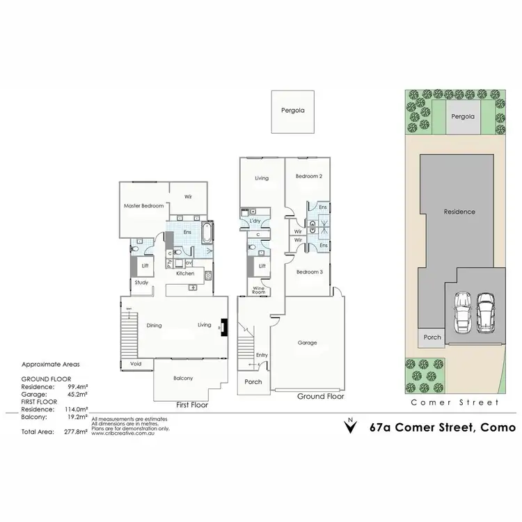 Floorplan of Homely house listing, 67A Comer Street, Como WA 6152