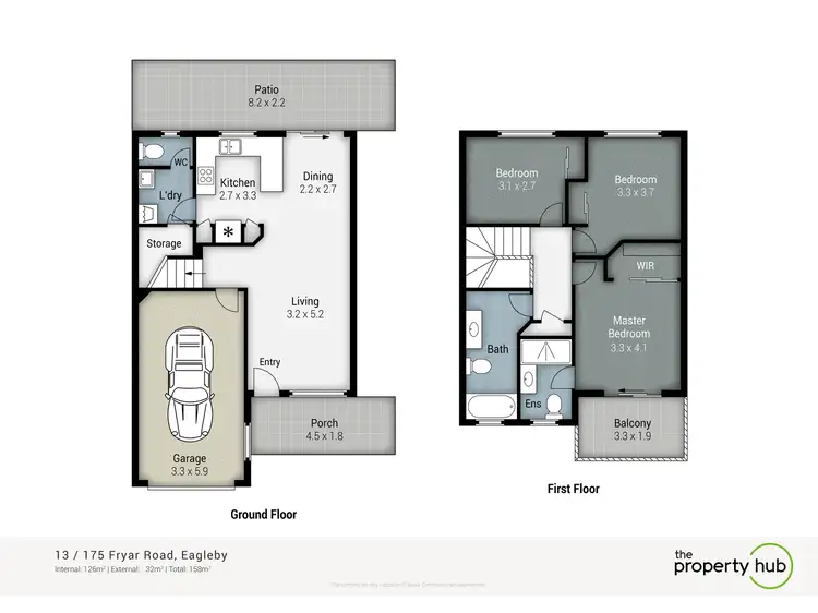 Floorplan of Homely semi-detached listing, 13/175 Fryar Road, Eagleby QLD 4207
