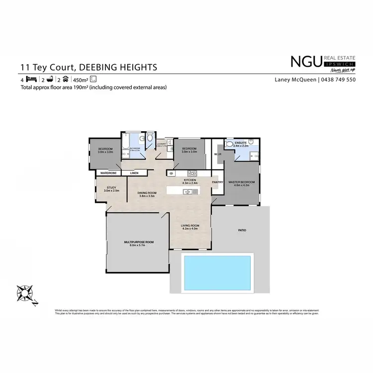 Floorplan of Homely house listing, 11 Tey Court, Deebing Heights QLD 4306