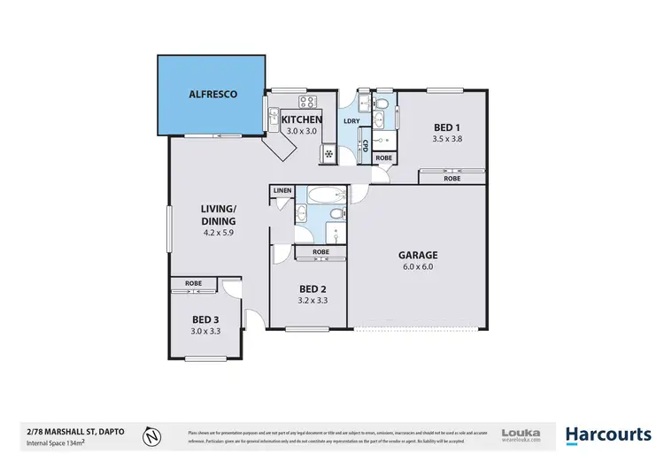 Floorplan of Homely villa listing, 2/78 Marshall Street, Dapto NSW 2530