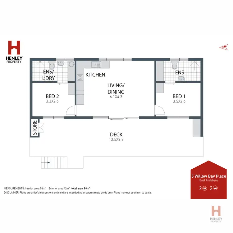 Floorplan of Homely house listing, 5 Willow Bay Place, East Jindabyne NSW 2627