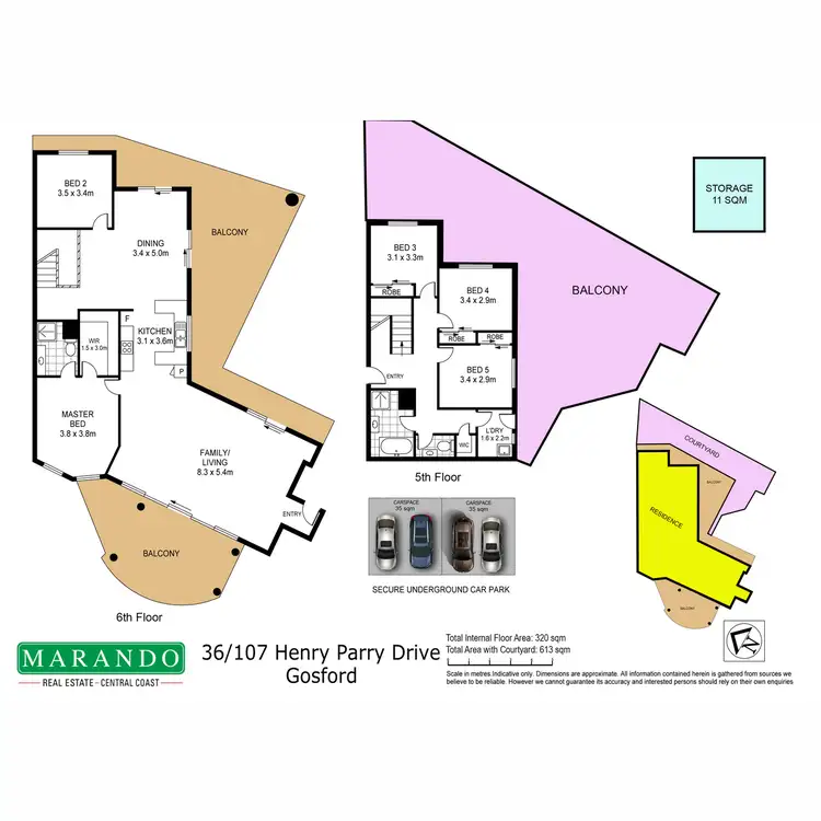 Floorplan of Homely apartment listing, 36/107 Henry Parry Drive, Gosford NSW 2250