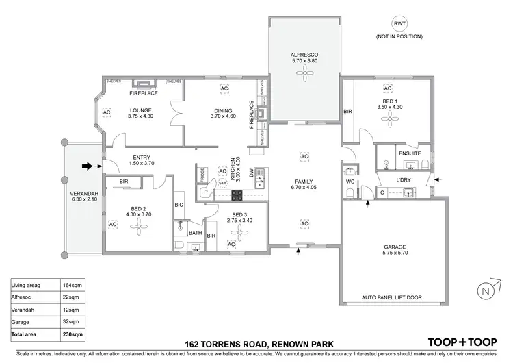 Floorplan of Homely house listing, 162 Torrens Road, Renown Park SA 5008