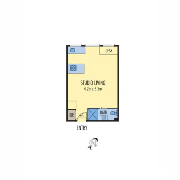 Floorplan of Homely apartment listing, 905/480 Collins Street, Melbourne VIC 3000