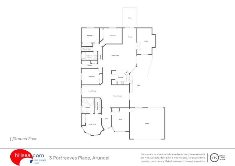 Floorplan of Homely house listing, 3 Portreeves Place, Arundel QLD 4214