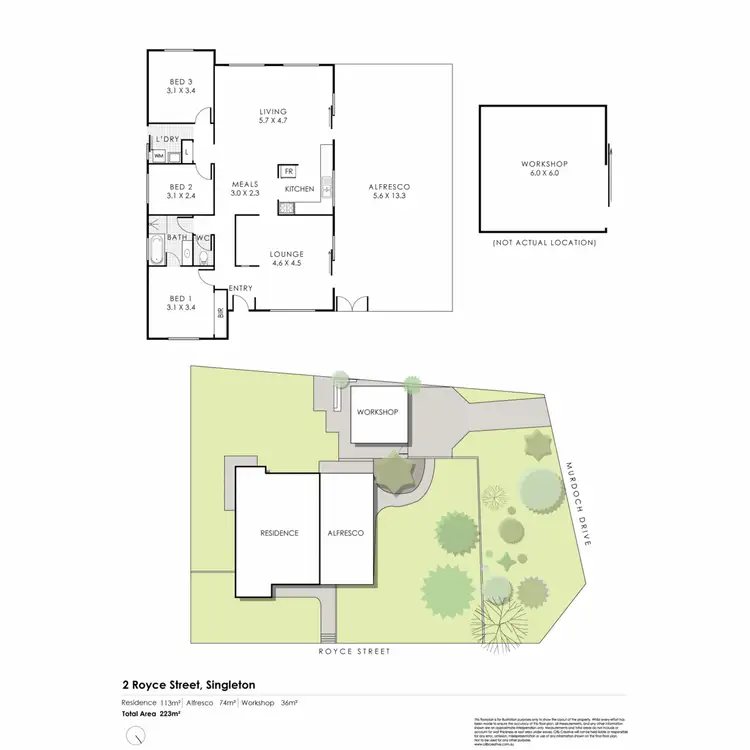 Floorplan of Homely house listing, 2 Royce Street, Singleton WA 6175
