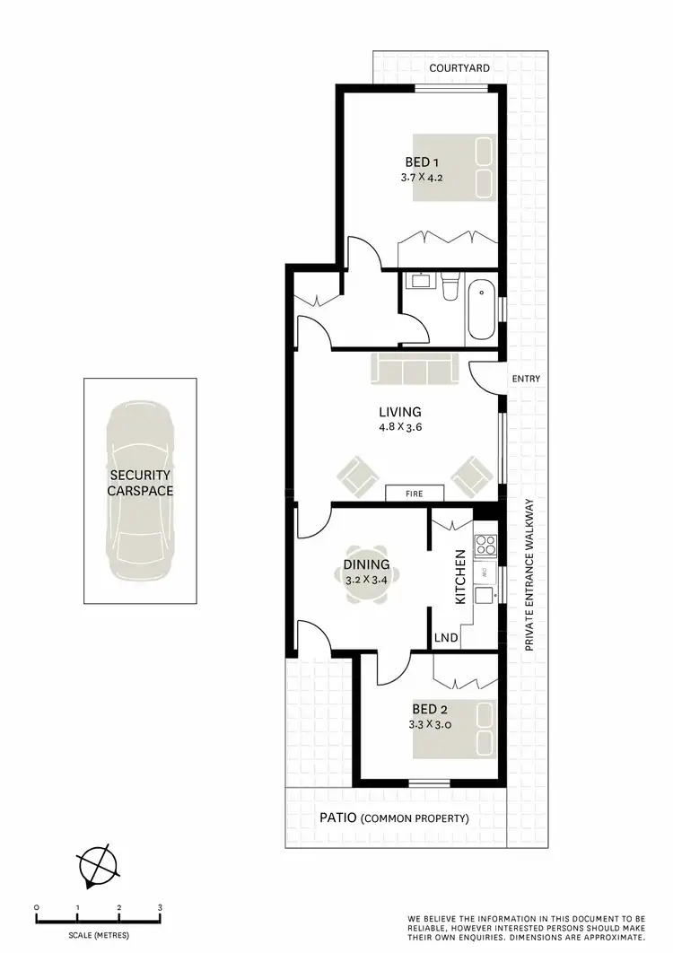 Floorplan of Homely apartment listing, 2/3-5 New Canterbury Road, Petersham NSW 2049