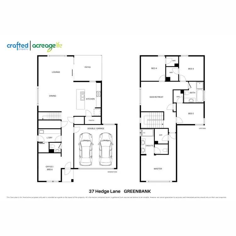 Floorplan of Homely house listing, 37 Hedge Lane, Greenbank QLD 4124