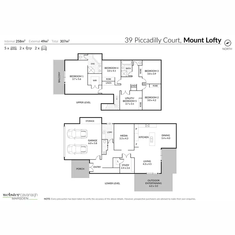Floorplan of Homely house listing, 39 Piccadilly Court, Mount Lofty QLD 4350