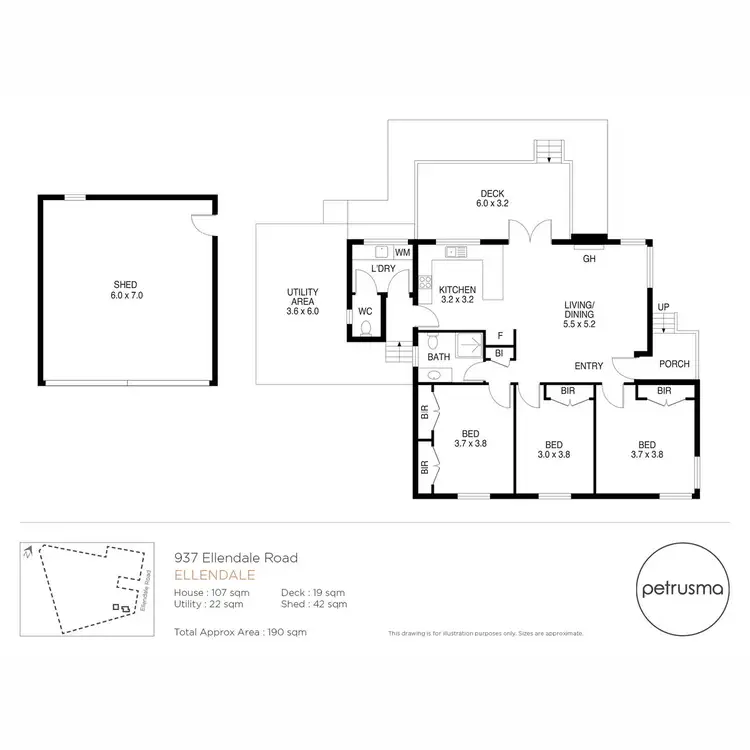 Floorplan of Homely house listing, 937 Ellendale Road, Ellendale TAS 7140