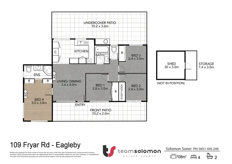 Floorplan of Homely house listing, 109 Fryar Road, Eagleby QLD 4207