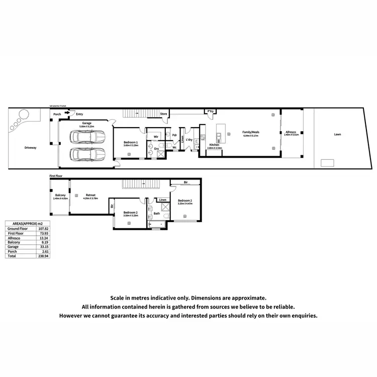 Floorplan of Homely house listing, 136A Reid Avennue, Tranmere SA 5073