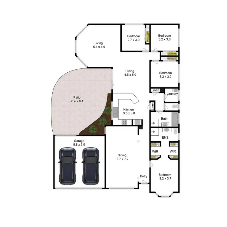 Floorplan of Homely house listing, 8 Springside Close, Bracken Ridge QLD 4017