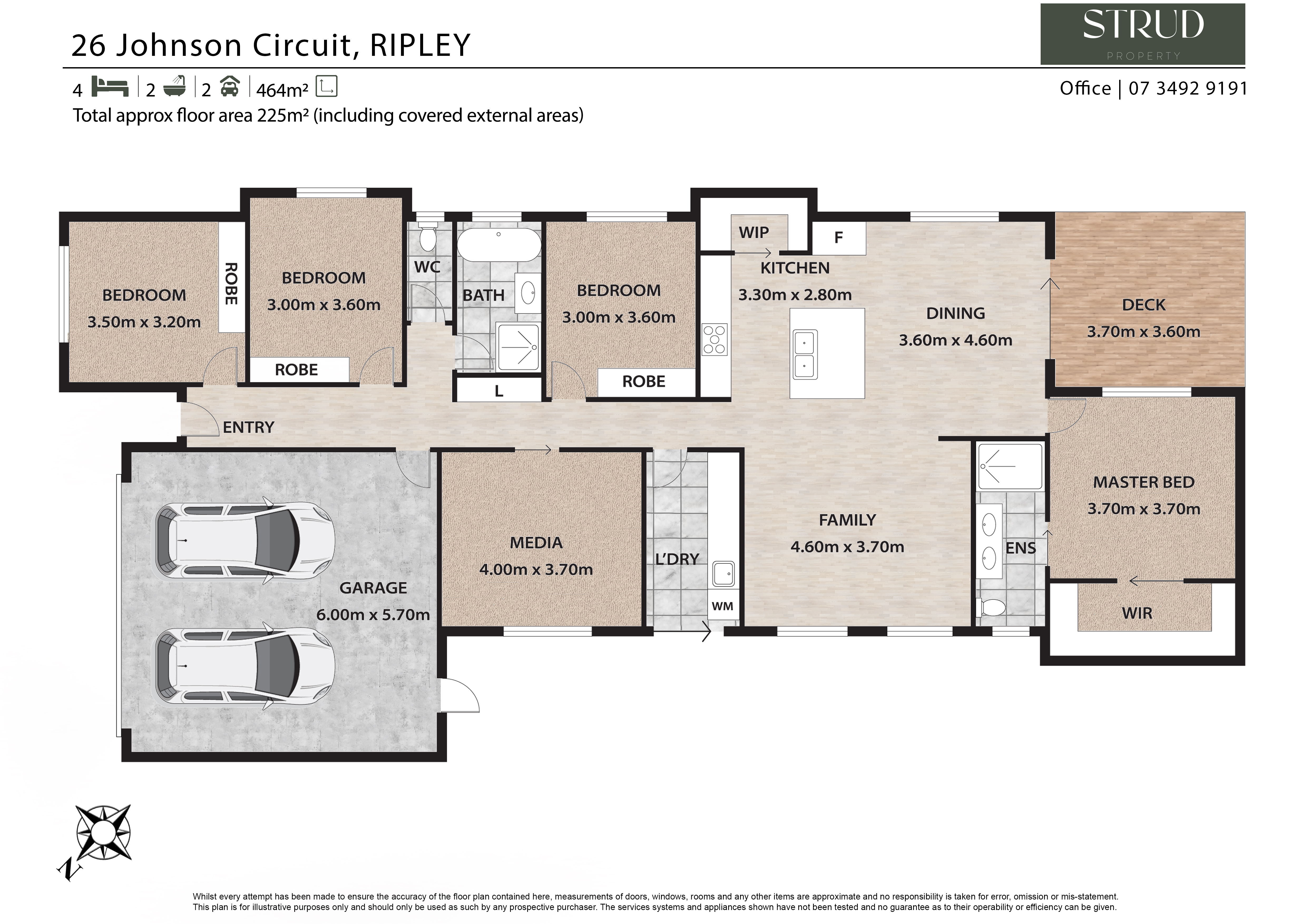 Floorplan of Homely house listing, 26 Johnson Circuit, Ripley QLD 4306