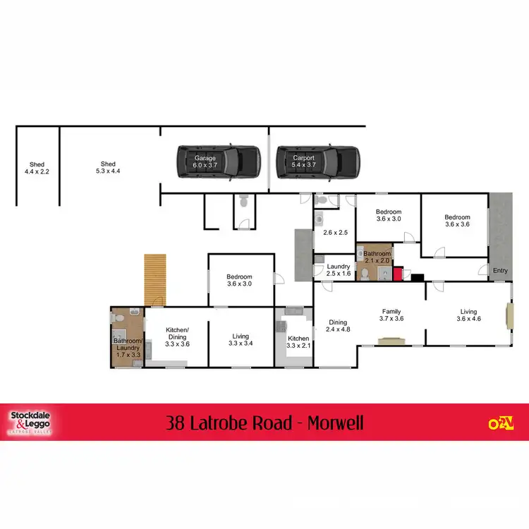 Floorplan of Homely house listing, 38 Latrobe Road, Morwell VIC 3840