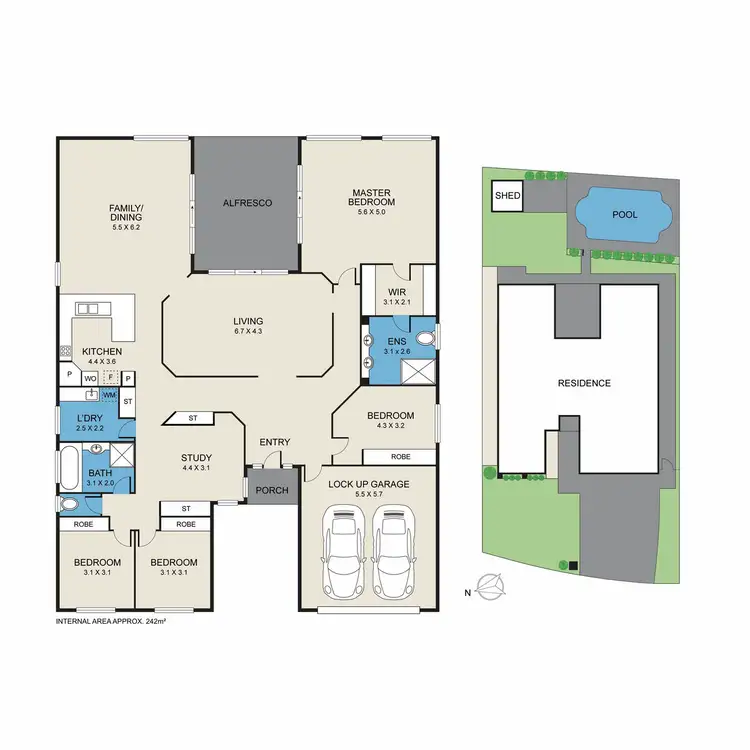 Floorplan of Homely house listing, 46 O'Shea Circuit, Cessnock NSW 2325