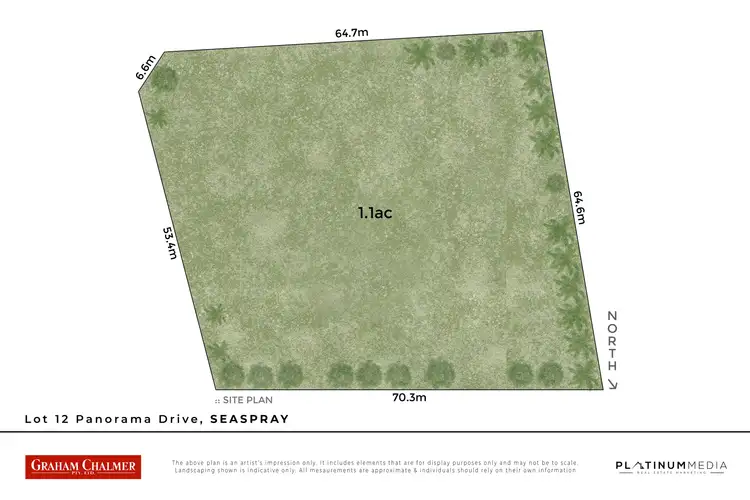 Floorplan of Homely land listing, LOT 12 Panorama Drive, Seaspray VIC 3851