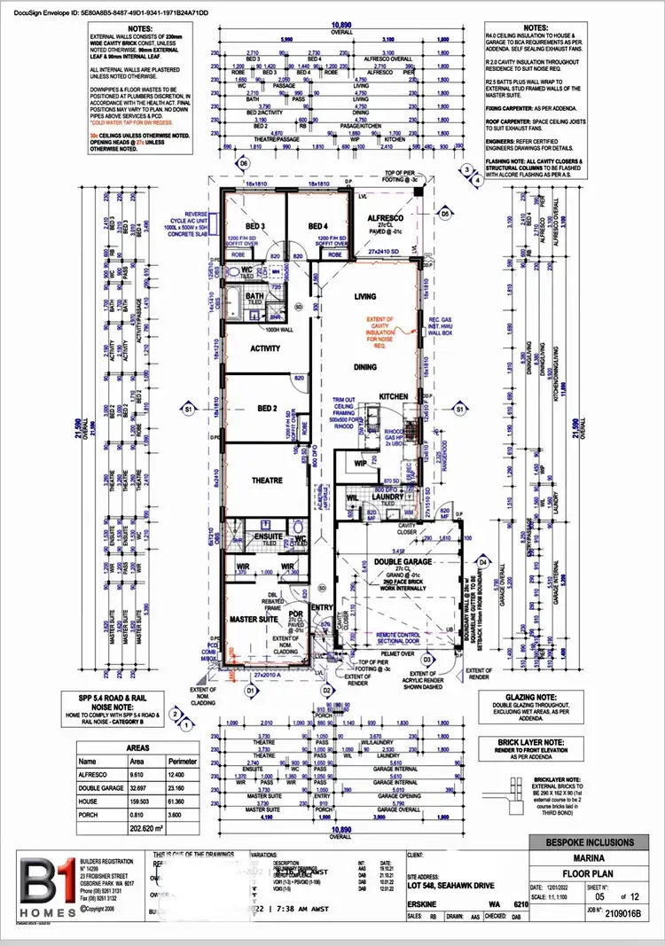 Floorplan of Homely house listing, 52 Seahawk Drive, Erskine WA 6210