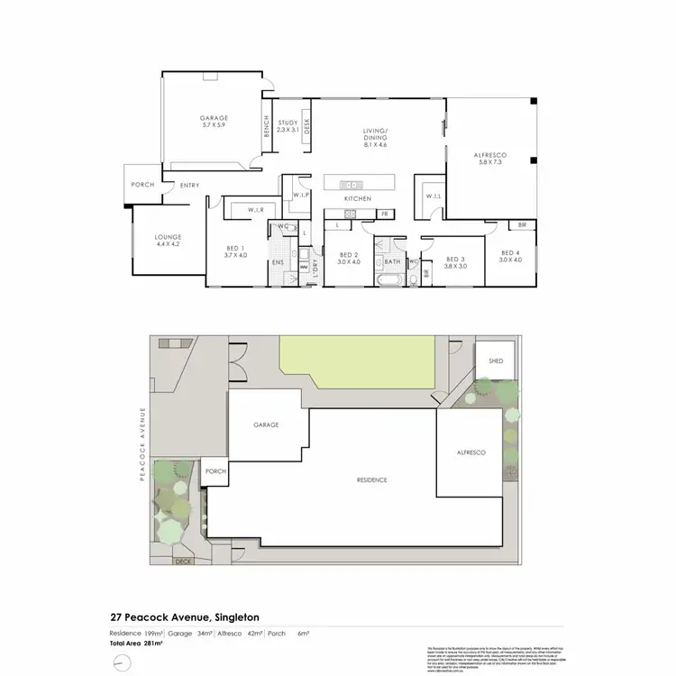 Floorplan of Homely house listing, 27 Peacock Avenue, Singleton WA 6175