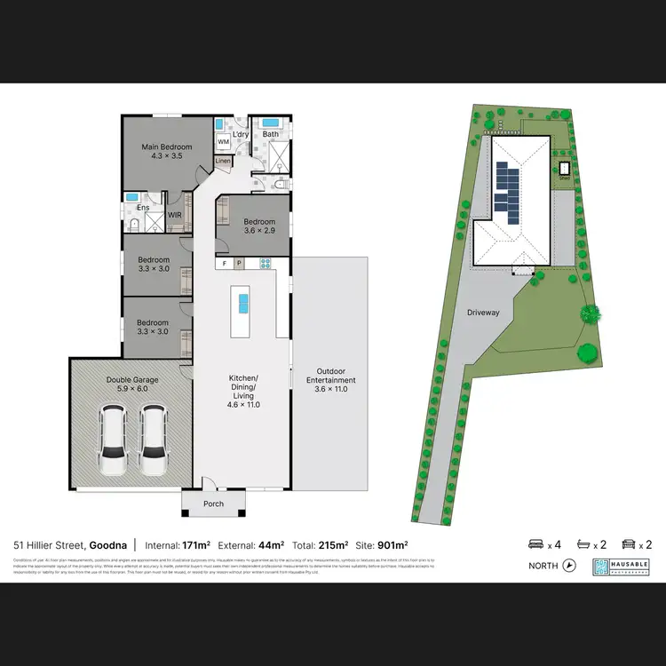 Floorplan of Homely house listing, 51 Hillier Street, Goodna QLD 4300