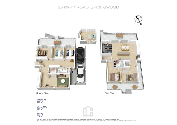 Floorplan of Homely house listing, 25 Park Road, Springwood NSW 2777