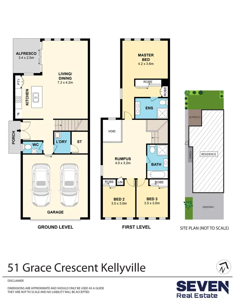 Floorplan of Homely townhouse listing, 51 Grace Crescent, Kellyville NSW 2155