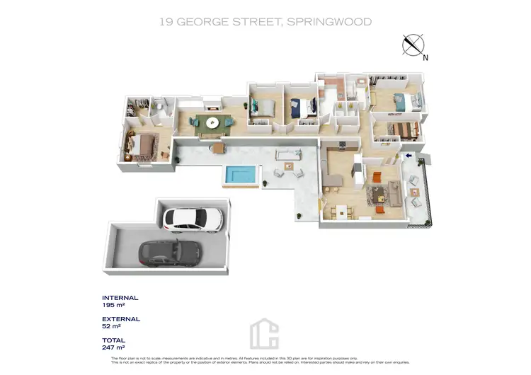 Floorplan of Homely house listing, 19 George Street, Springwood NSW 2777