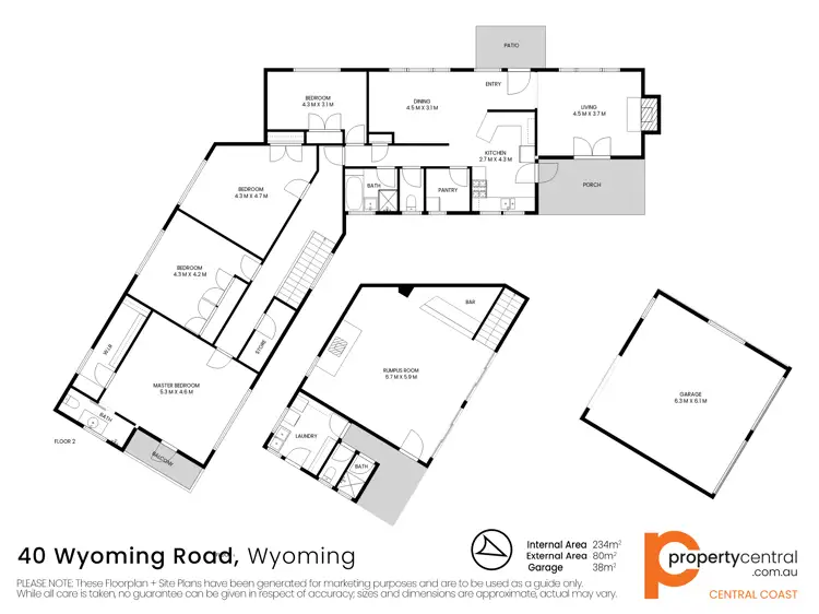 Floorplan of Homely house listing, 40 Wyoming Road, Wyoming NSW 2250