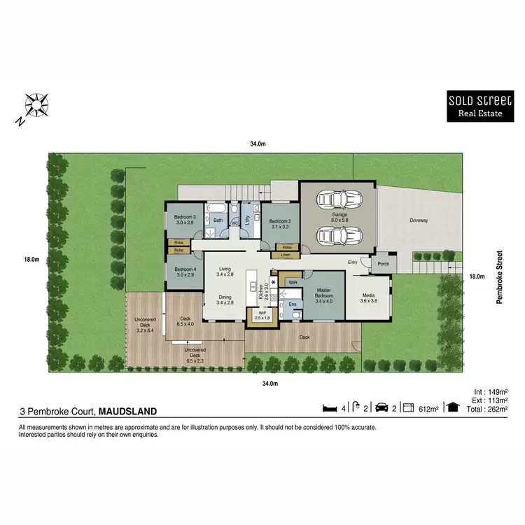 Floorplan of Homely house listing, 3 Pembroke Street, Maudsland QLD 4210