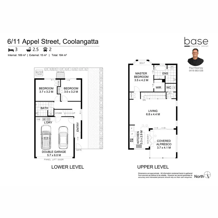 Floorplan of Homely townhouse listing, 6/11 Appel Street, Coolangatta QLD 4225