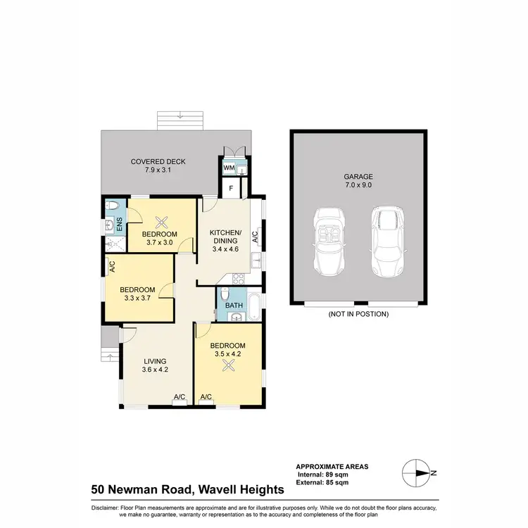 Floorplan of Homely house listing, 50 Newman Road, Wavell Heights QLD 4012
