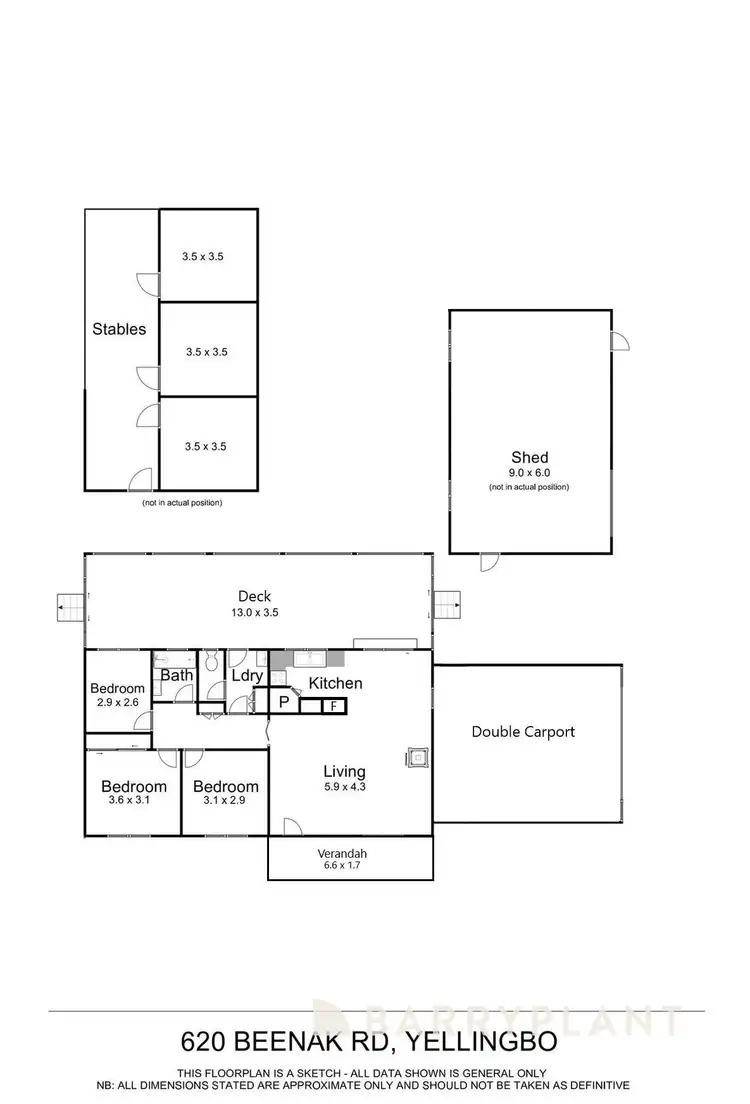 Floorplan of Homely house listing, 620 Beenak Road, Yellingbo VIC 3139