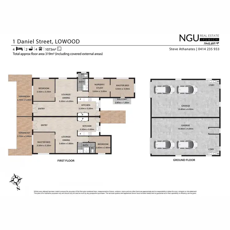Floorplan of Homely house listing, 1 Daniel Street, Lowood QLD 4311