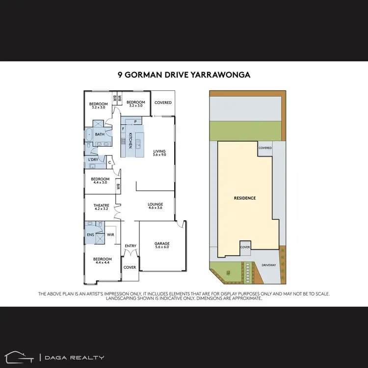 Floorplan of Homely house listing, 9 Gorman Drive, Yarrawonga VIC 3730