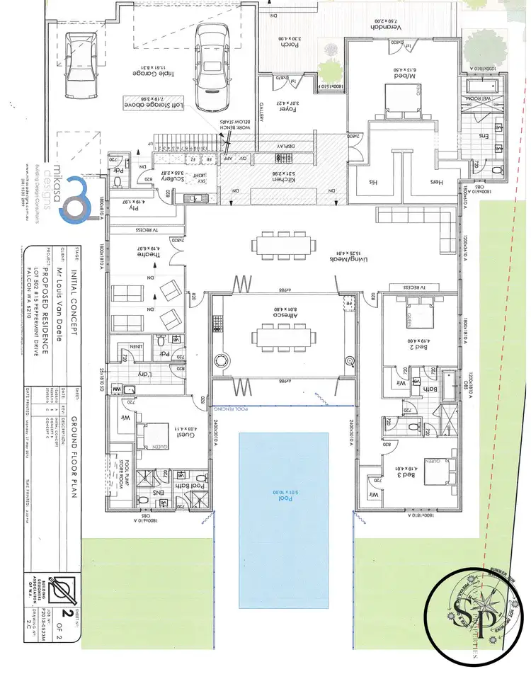 Floorplan of Homely house listing, 15 Peppermint Drive, Falcon WA 6210