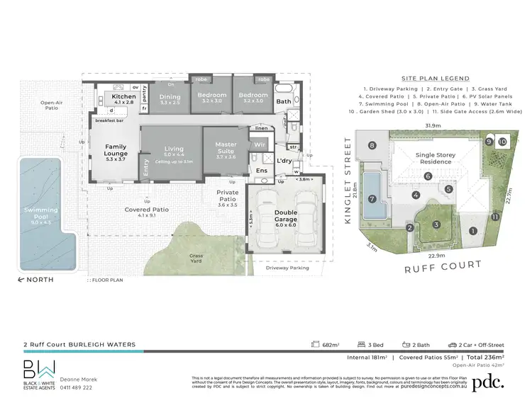 Floorplan of Homely house listing, 2 Ruff Court, Burleigh Waters QLD 4220