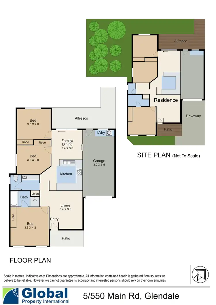 Floorplan of Homely villa listing, 5/550 Main Road, Glendale NSW 2285