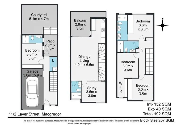 Floorplan of Homely townhouse listing, 11/2 Laver Street, Macgregor QLD 4109