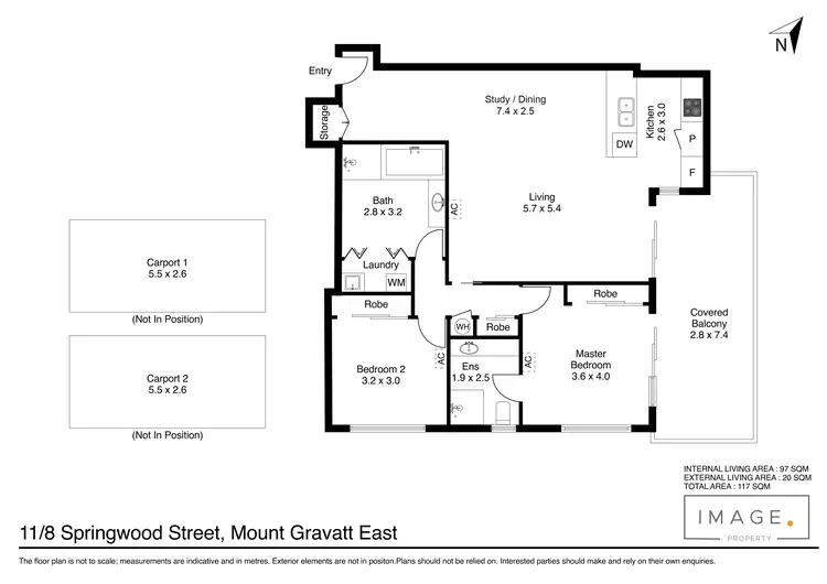 Floorplan of Homely apartment listing, 11/8 Springwood Street, Mount Gravatt East QLD 4122