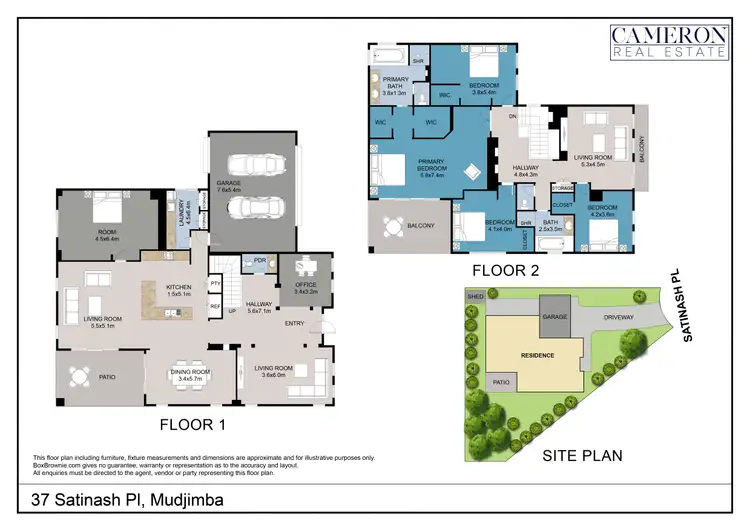 Floorplan of Homely house listing, 37 Satinash Place, Mudjimba QLD 4564