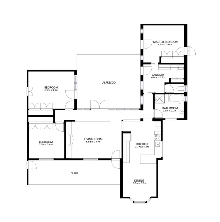 Floorplan of Homely house listing, 2 Russell Street, Howlong NSW 2643