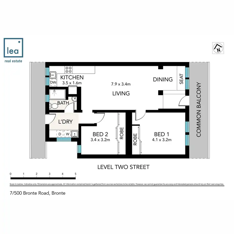 Floorplan of Homely apartment listing, 7/500 Bronte Road, Bronte NSW 2024