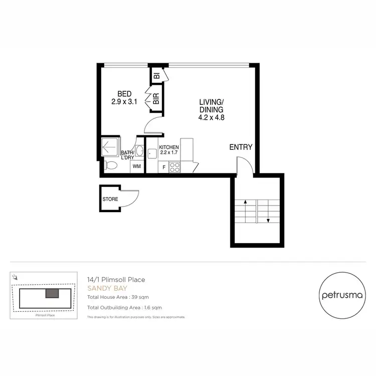 Floorplan of Homely apartment listing, Address available on request